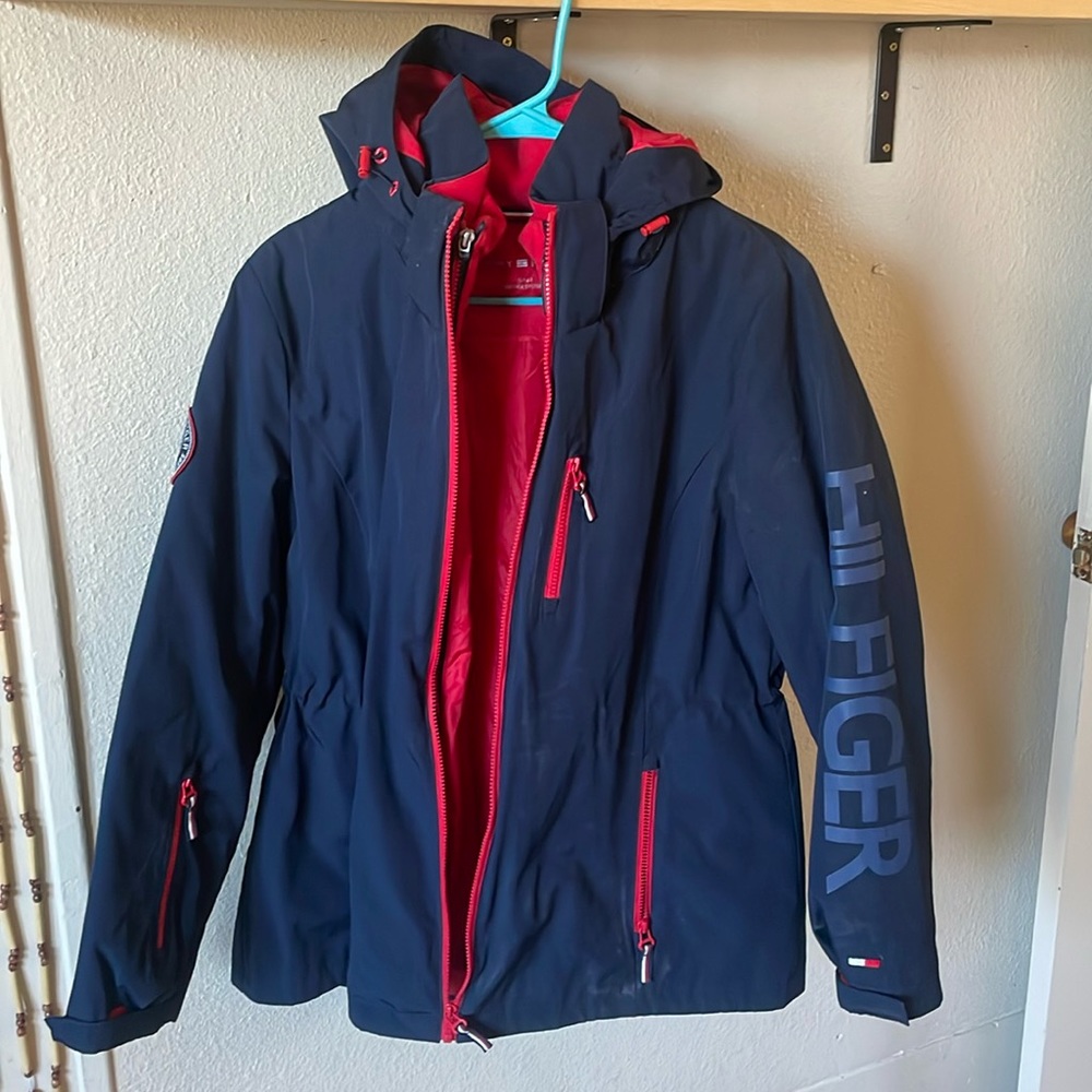 Navy blue winter jacket